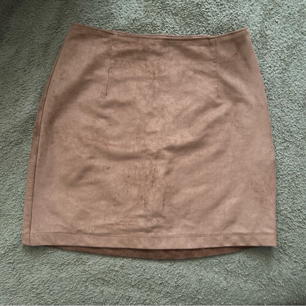 Abercrombie & Fitch Suede Mini Skirt - Picture 2 of 5